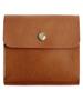 RafiCaro Women's Bifold Wallet, Genuine Italian Leather, Flap, Mini Wallet, Sub-Wallet, Thin, Compact, Dark Brown
