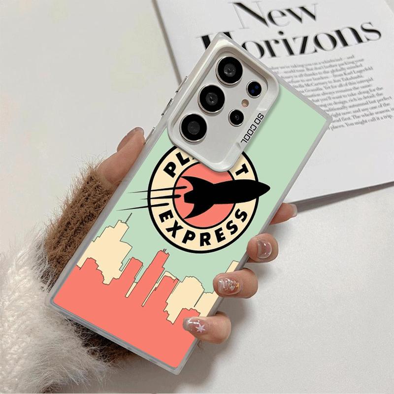 

Futurama Planet Express Shockproof Phone Case for Samsung Galaxy S26 Edge S25 Ultra S24 FE S23 Plus S21 Cover Anti Fall Fundas Samsung S25