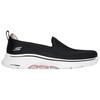 Skechers Go Walk 7 Daily Comfort Low Top Lifestyle Shoes Women Sneakers Black 125208-BKPK