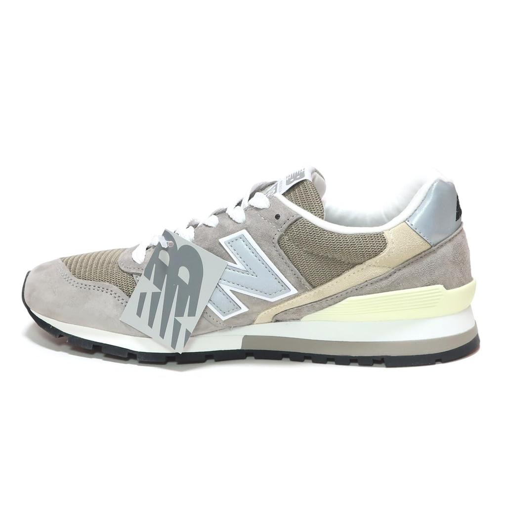Trampki Japoński rozmiar buta [New Balance] Męskie [U996GR] [MADE USA] [SZARY] [SZEROKOŚĆ D] (SZARY, wymiary, Dorosły, Numer, 28,0 cm) [Używany]