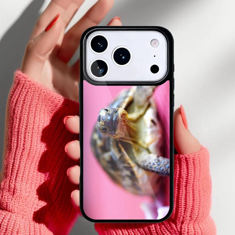 

Cute Tortoise Wildlife Phone Case for iPhone 17 16 15 14 13 Pro Max Back Cover for 12 11 Pro Coque iPhone 12 Pro Max