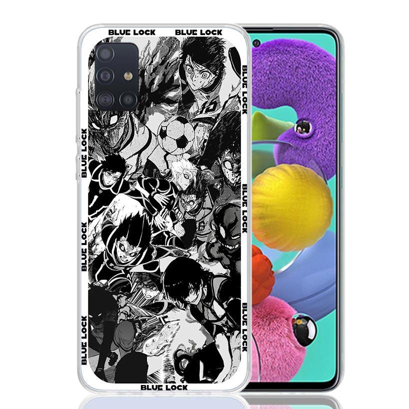 Anime Blue Lock Phone Case for Samsung Galaxy A52 A51 A50S A12 A22 A32 A72 A10S A30S A31 A71 Note 20 Ultra 10 Plus S10 Galaxy A5