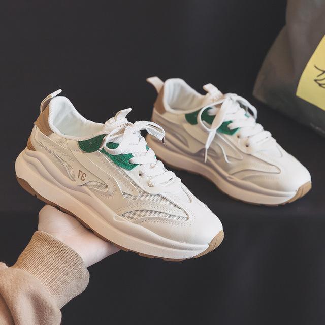 

Женская обувь, летняя повседневная обувь с дышащей сеткой, новые кроссовки на платформе, маленькие белые туфли Mujer 36