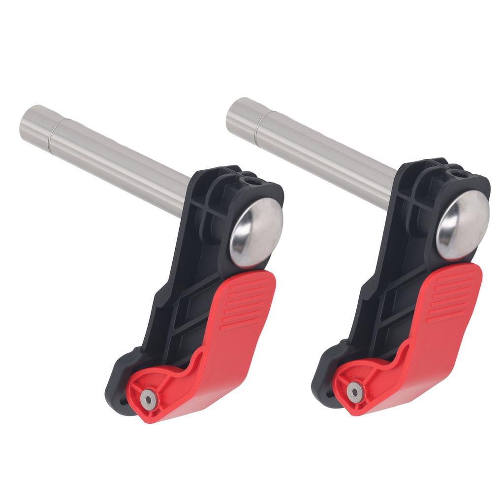 2PCS Woodworking Quick Press Stainless Steel Bench Dog Clamp Desktop Chute Clamp for Plate and