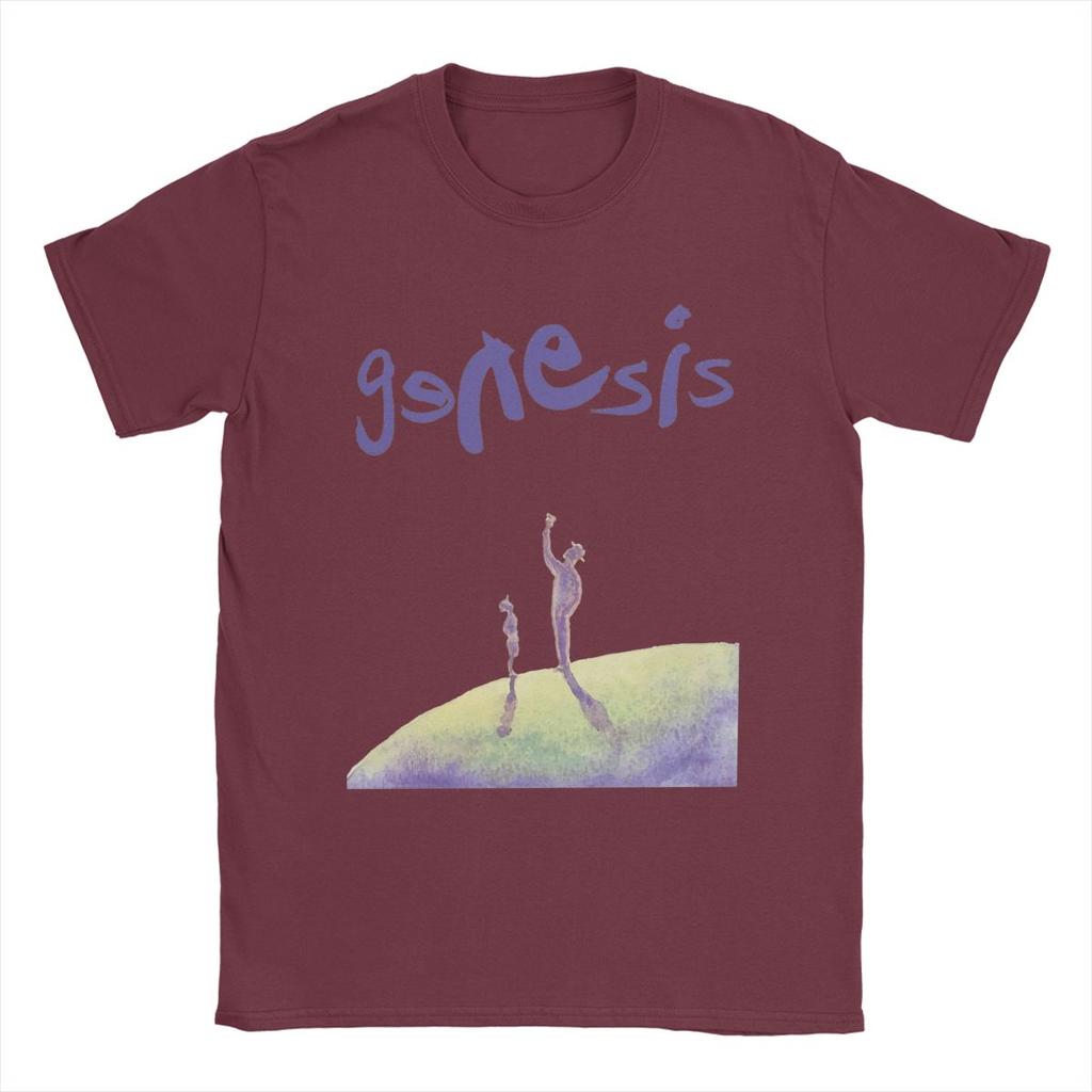 Camisetas de Genesis The Band para Hombre Vintage 100% Algodón Camiseta Cuello Redondo Manga Corta Camiseta Idea de Regalo Tops