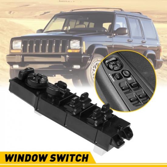 Left Master Window Power Control Switch For Jeep 1997-2001 Cherokee 68171681AA