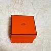 Used [Rare] HERMS Watch Case Genuine Box Wooden Orange Empty Box Watch Case