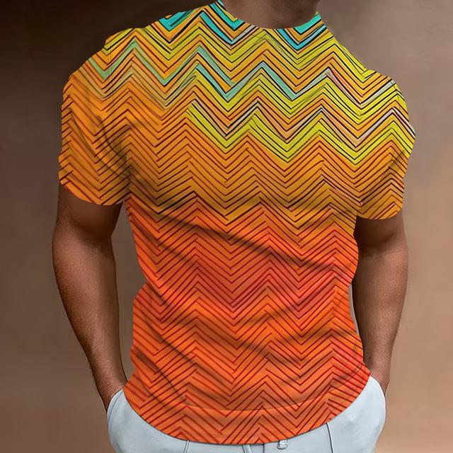 

Полосатая рубашка, летняя мужская футболка с 3D принтом, повседневная толстовка, тонкая мужская одежда, спортивные топы с круглым вырезом, мужской дешевый пуловер XL