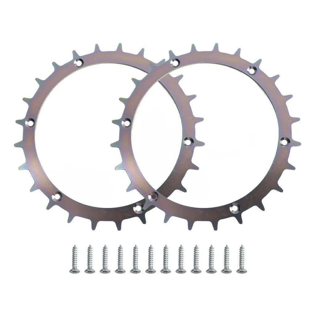 Robotic Mower Traction Improved Wheel Assist Wheels Robotic Spikes For Bosch Indego Robot Lawn Mower Traction Wheel