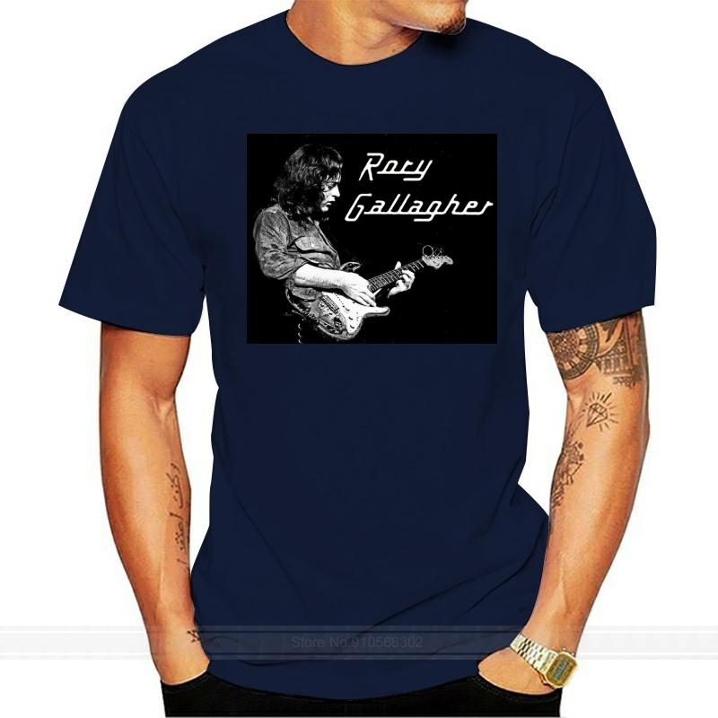 Rory Gallagher Mens Black TShirt cotton tshirt men summer fashion tshirt euro size S
