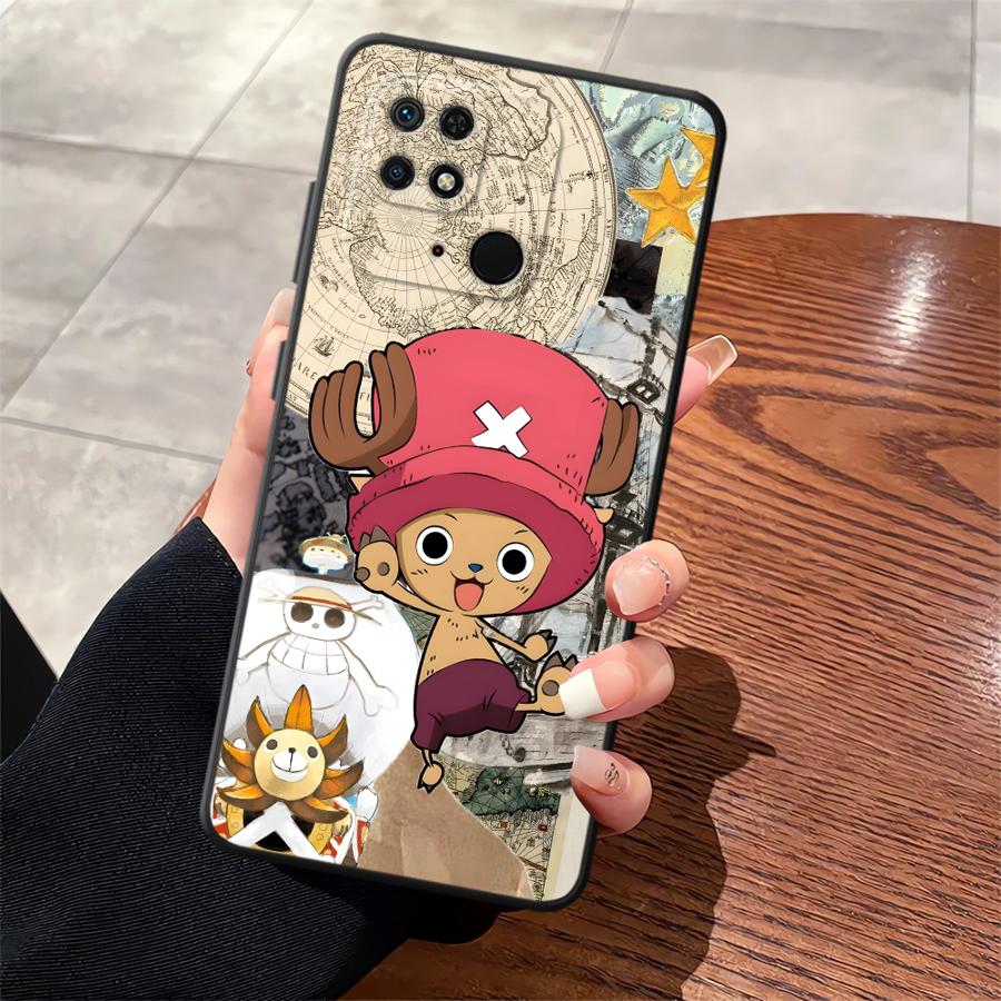 Black Soft Phone Cover Case for Xiaomi Redmi K40 K80 Pro 12C A3 A1 A2 Plus 14C 13C A4 9 A5 10 One Piece Big Mom Chopper