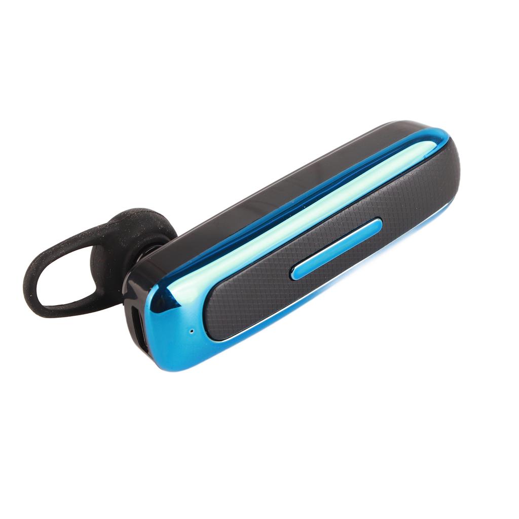 Bluetooth Wireless in Ear Earphone Single Ear Hanging Business Earbuds for DrivingBlack Blue