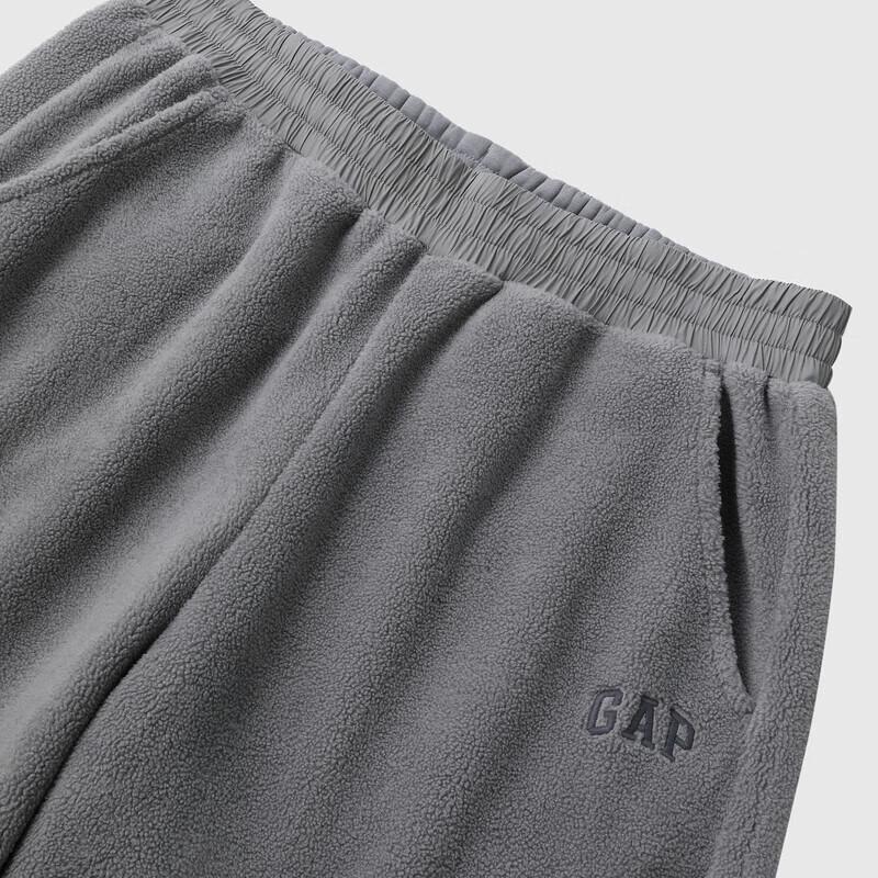 Gap Men's Logo Fleece Spliced Loose Knit Pants