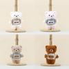 Plush Kids Bears Pendant Adorable Cartoon Design Bags Decoration Dolls Gifts