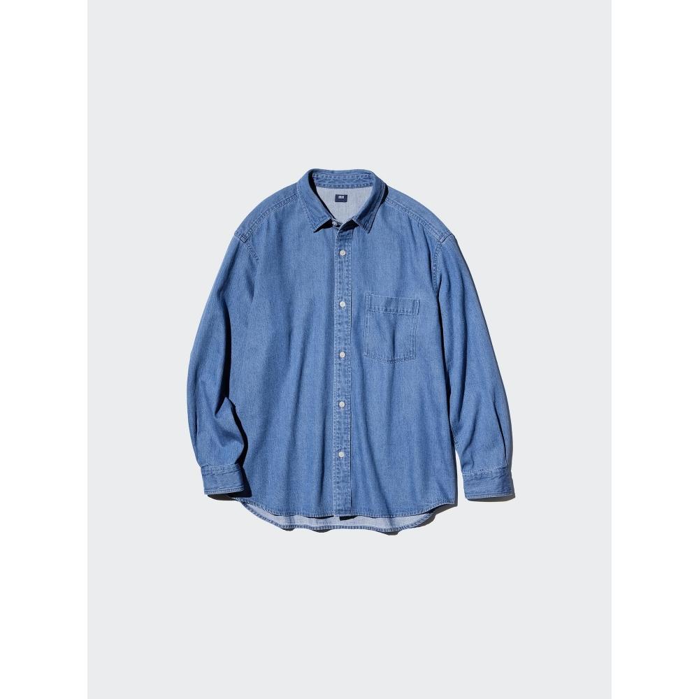 Uniqlo Denim Overshirt Model