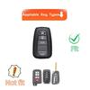 TPU-Autoschlüsseletui, vollständige Abdeckung, für Toyota Prius, Camry, Corolla, CHR, C-HR, RAV4, Land Cruiser, Prado, Schlüsselanhänger, Zubehör