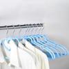10PCS Clothes Hanger Durable Hanger ABS Heart Pattern Coat Hanger for Adult Children Clothing Hanging Supplies