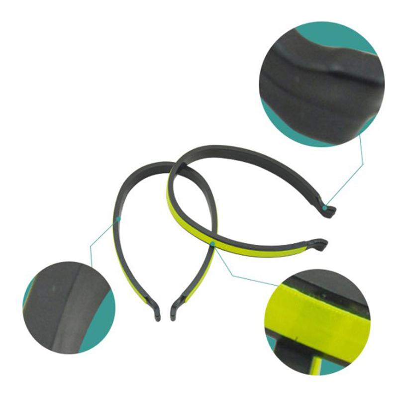 Reflective Trouser Clips Safety Strips Outdoor Cycling Ankle Leg Hi-Viz Bike High Visibility Bicycle Pants Clip Riding Equipment