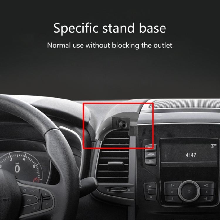 Automobile Car Mobile Holder Support Stand, Quick Release Button for for Music and Calls, Effortlessly Angles Adjustment