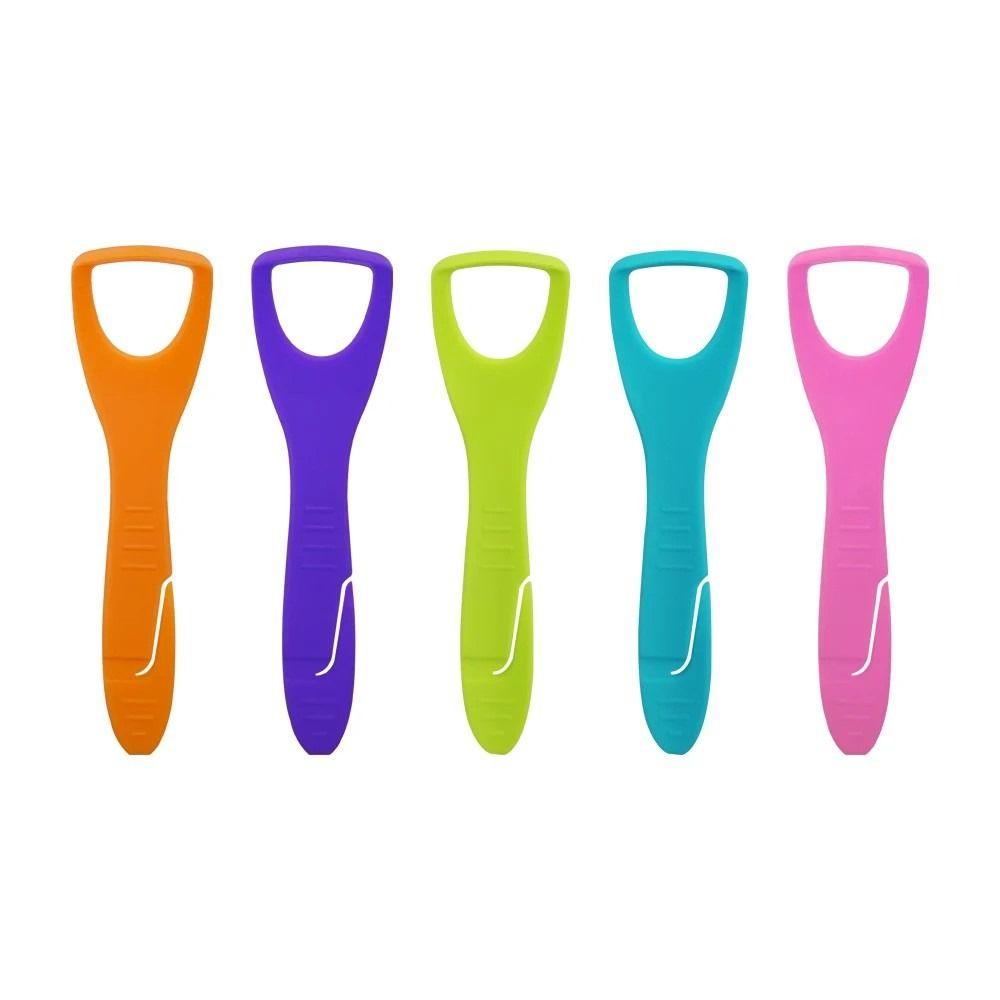 Soft Dainty Portable Toothbrush Set Foldable Multi-function Travel Toothbrush Washable Reusable Tongue Scraper Go on A Trip