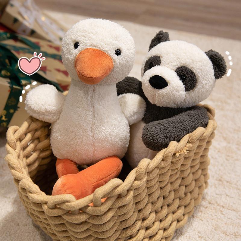 Panda Frog Lion Rabbit Duck Elephant Animal Plush Toy Stuffed Decoration Doll