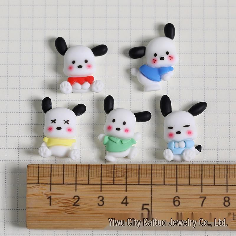 Pacha Dog Cartoon Resin DIY Accessories: Phone Case, Hair Clip, Water Cup Pendant, Decorative Sticker Material.