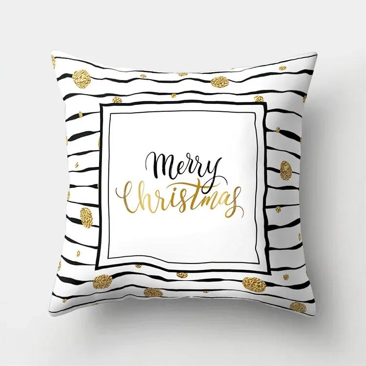 Black White Striped Cushion Cover Decorative Pillows Fashion Seat Cushions Home Decor Geometric Throw Pillow Sofa Pillowcase