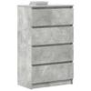 Sideboard Concrete Grey 60 x 35 x 98.5 cm Engineered Wood