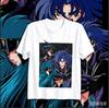 Saint Seiya Hades Saga Aquarius Gemini Black Cloth Panel Collage Anime Graphic Black TShirt Unisex Oversized Y2k Streetwear Tee