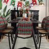 Ambiance de Noël Drapeaux de table Nappes Nappe festive rouge Drapeau de table Meuble TV Housse de table basse Serviette