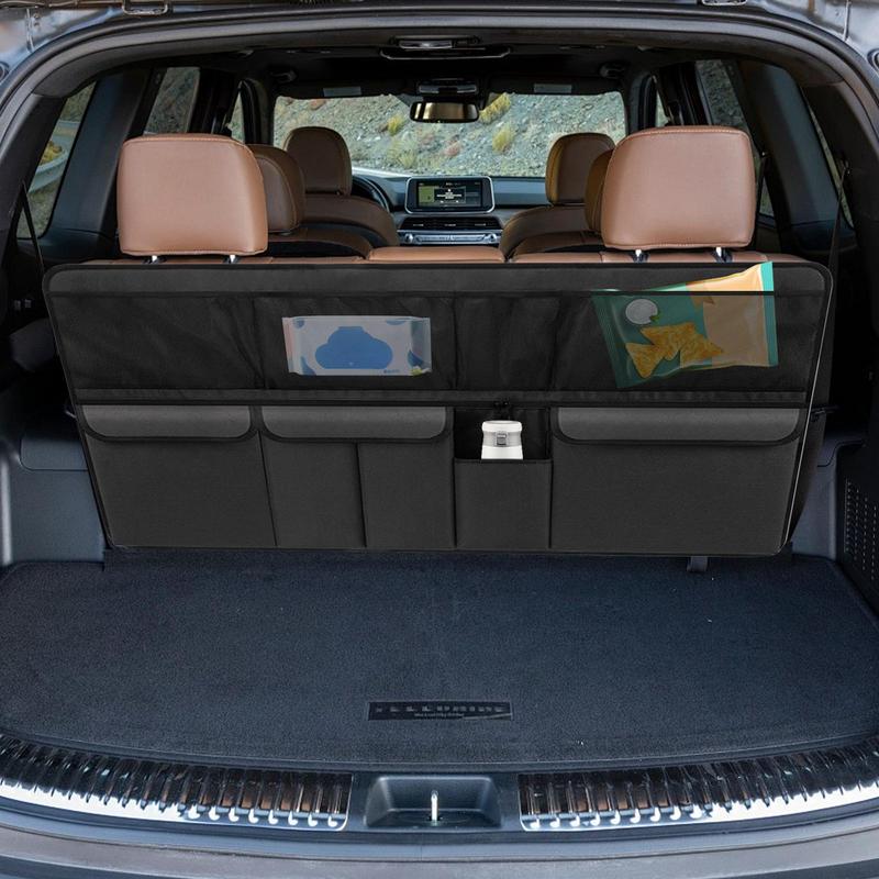 Car Organizer Trunk Road Trip Cargo Storage Bag Large Multifunctional Travel Trunk Organizer For Shoe Tool Snack Grocery Diaper