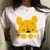 Winnie The Pooh Women T-shirt Cartoon Graphic Short Sleeve T Shirts Summer Casual Top T-Shirt Aesthetic Harajuku Clothing