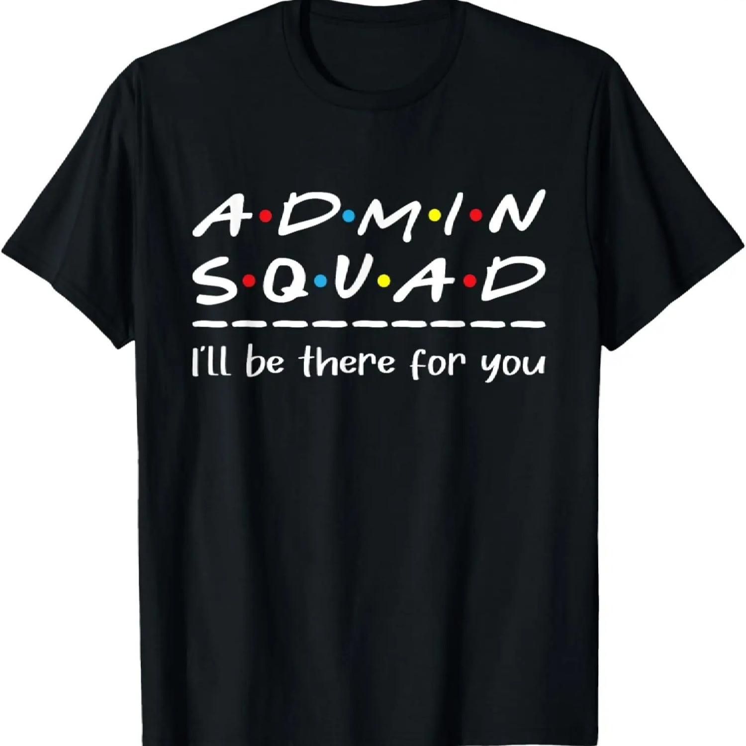 Admin Squad - Administrative Assistant Office Secretary T-Shirt XXXXXL разноцветный