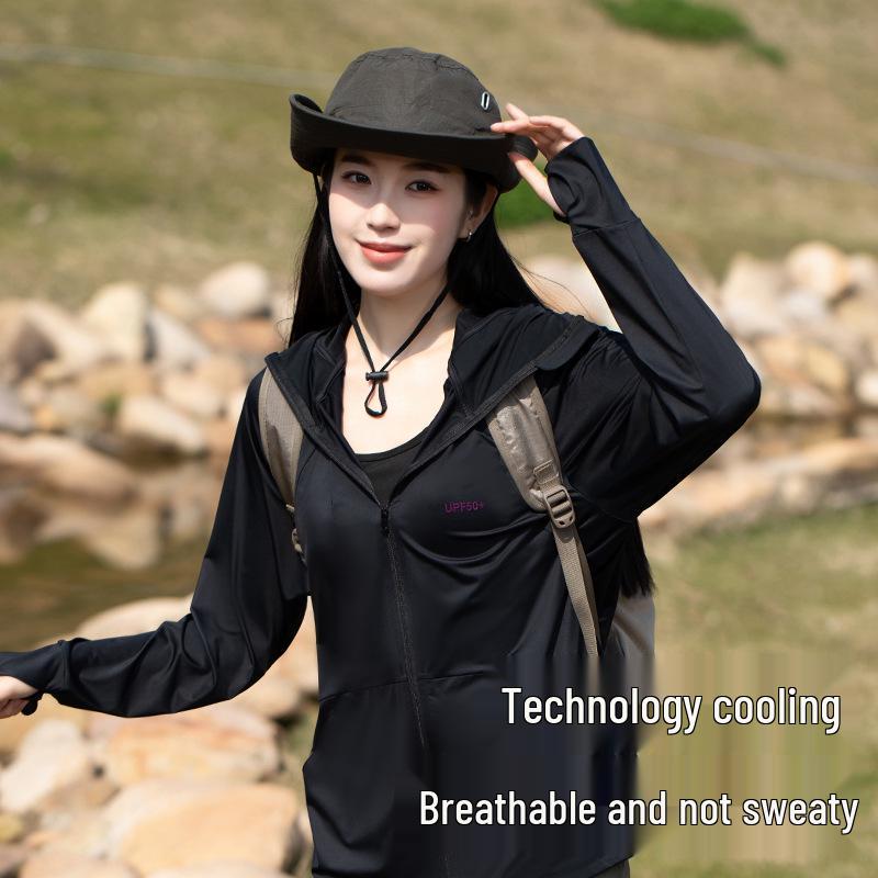 

Summer UV Protection Men s & Women s Lightweight Hooded Jacket Medium