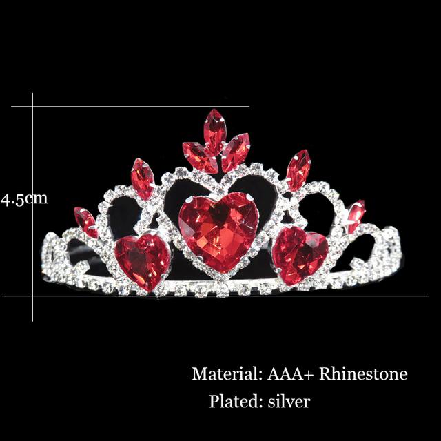Prinsesse Dronning Krondiadem Barokk Brude Tiaraer Og Kroner Pannebånd Hårtilbehør Bryllup Brude Crystal Hodepynt