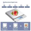Digital Kitchen Scale with A Capacity of 3000g and A Precision of 0.1g,USB Charging. Home Mini  LCD Display Digital Food Scales.