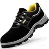 Puncture Proof Work Safety Shoes Men Steel Toe Work Boots Anti-smash Construction Safety Boots Man Low-cut Protective Footwear