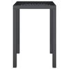 VidaXL Table de jardin anthracite 50x50x72 cm acier 362742