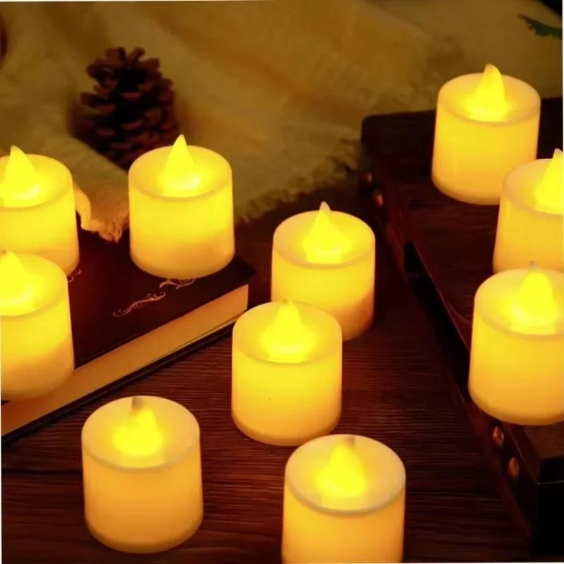 24Pcs Flickering Warm Flame LED Candles Battery Powered Flameless for Kids Bedroom Night Decor