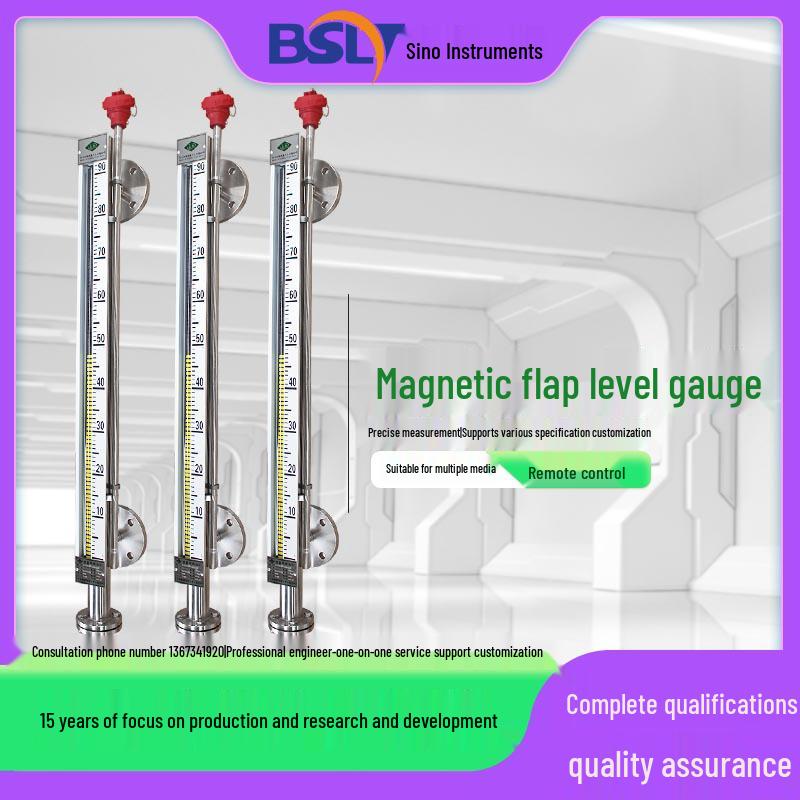 Sino Instrument 500mm High-Precision Magnetic Float Level Switch with Anti-Interference
