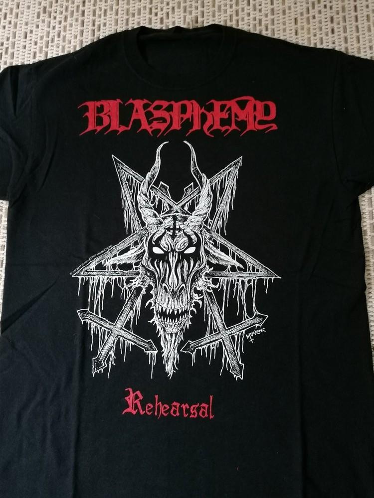 New Popular Blasphemy Rehearsal  Gift For Fans Black S235XL TShirt  LL163 Unisex T-Shirt XXXXL