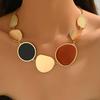 European American Fashion Irregular Geometric Link Necklace Niche Design Christmas Gift Clothing Accessories For Women