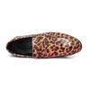 Men Leopard Print Loafers Leather Individuality Formal Business Flats Shoes Color Wedding Dress Prom Shoes Over Sized