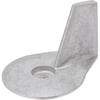 Fydun Boat Motor Trim Tab Anode, Aluminum Alloy 822157T2 Trim Tab Anode Replacemet for Mariner 25‑50 2 4 Stroke
