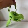 Grey / Pink Dinosaur Skeleton Plush Pendant Plush Hoodie Cotton Doll Clothes  Doll Collectors
