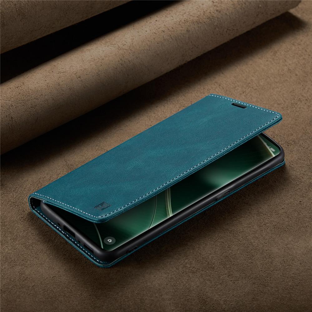 Luxury Genuine Leather Magnetic Wallet Flip Case for OPPO Find X6 Pro Card Slot Stand Shockproof Foldable Holder Full Protection Cover