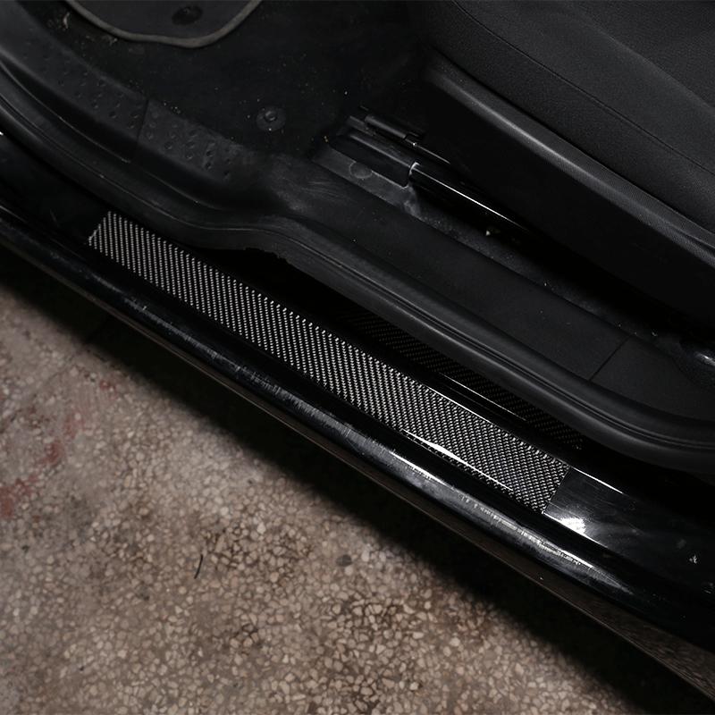 Carbon Fiber Car Interior Decoration Modification Cover Sticker For Benz Smart 453 Fortwo 2015- Car Styling Accessories