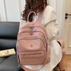 Weicher Lederrucksack für Damen, Lässiger täglicher Gebrauch, Einfaches Arbeiten, Rucksack mit großem Fassungsvermögen für Reisen, Neuer Rucksack für Damen