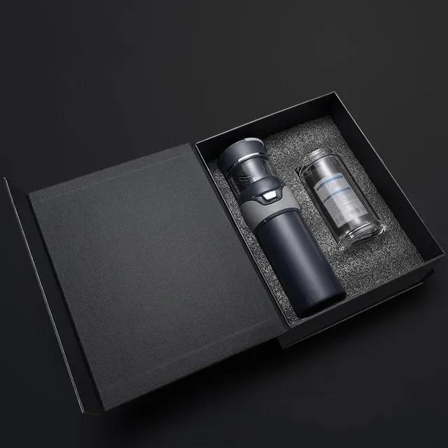 Tea Water Separation Thermos Bottle Stainless Steel Tea Strainer Thermos Infuser Tumbler Vacuum Flask With Tea Filter Two Cover