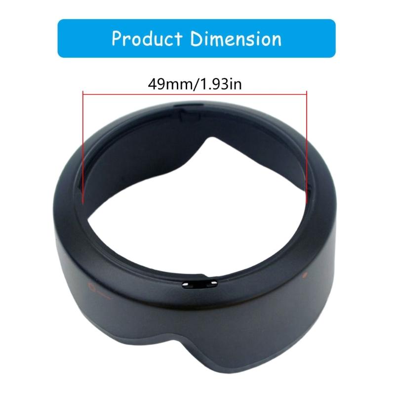 EW53 49mm Bayonets Reverse Flower Lens Hoods Cover for EF-M 15-45mm f/3.5-6.3 IS / 15-45 mm f3.5-6.3 IS